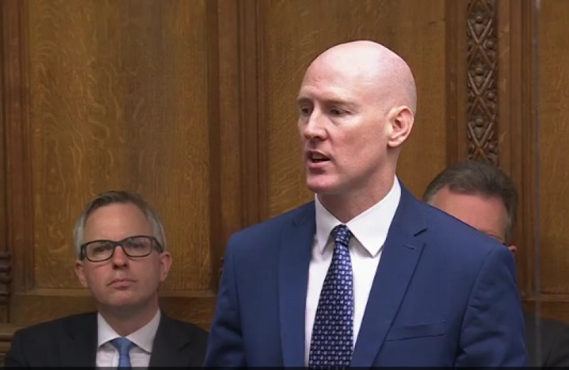 Kieran speaking during PMQs, 4th December 2024