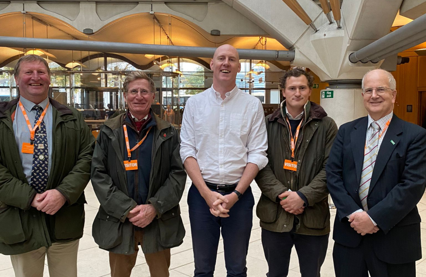 Dr Kieran Mullan MP Meeting Local Farmers 