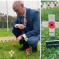 Kieran at Parliament's garden of remembrance